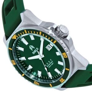 NWT Shield Reef Strap Watch w/Date - Green